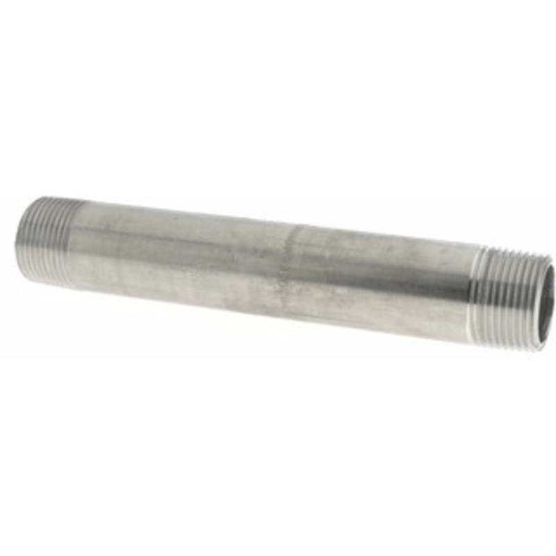 Merit Brass 3/4 x 6 304/304L Stainless Steel Pipe Nipple Welded, Threaded, Schedule 40 4012-600 – 36903706