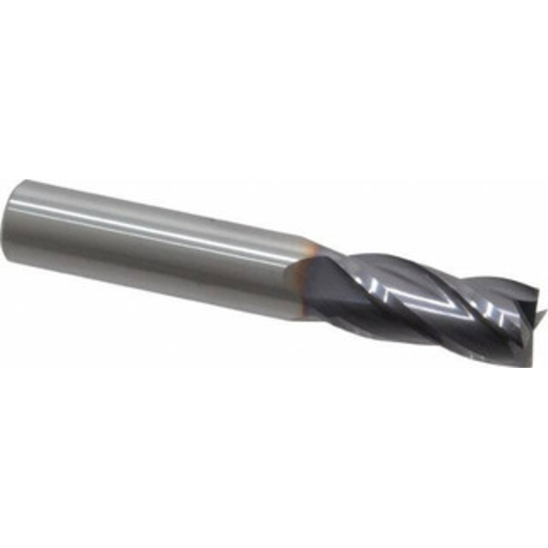 Niagara Cutter 7/16, 1 LOC, 7/16 Shank Diam, 2-3/4 OAL, 4 Flute, Solid Carbide Square End Mill Single End, TiAlN Finish, Spiral Flute, 30 Helix, Centercutting, Right Hand Cut, Right Hand Flute, Series C430 17005399 – 36702660
