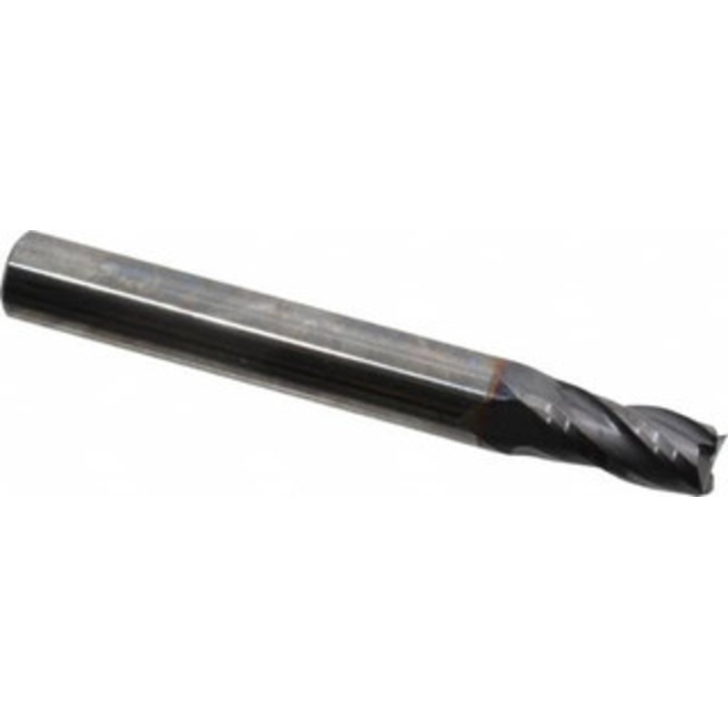 Niagara Cutter 7/32, 7/16 LOC, 1/4 Shank Diam, 2 OAL, 4 Flute, Solid Carbide Square End Mill Single End, TiAlN Finish, Spiral Flute, 30 Helix, Centercutting, Right Hand Cut, Right Hand Flute, Series C430 17005474 – 36703650