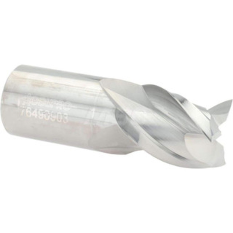 Accupro 1, 1-1/8 LOC, 1 Shank Diam, 3 OAL, 3 Flute, Solid Carbide Square End Mill Single End, Uncoated, Spiral Flute, 40 Helix, Centercutting, Right Hand Cut, Right Hand Flute 12176616 – 76490903