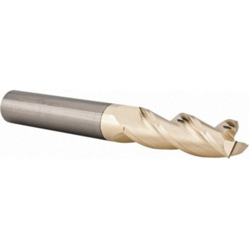 Accupro 1/2, 1-1/2 LOC, 1/2 Shank Diam, 4 OAL, 3 Flute, Solid Carbide Square End Mill Single End, ZrN Finish, Spiral Flute, 37 Helix, Centercutting, Right Hand Cut, Right Hand Flute 35050024C5 – 65250201