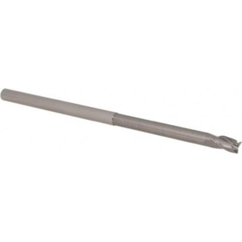 Accupro 3/16, 0.281 LOC, 3/16 Shank Diam, 4 OAL, 3 Flute, Solid Carbide Square End Mill Single End, Uncoated, Spiral Flute, 30 Helix, Centercutting, Right Hand Cut, Right Hand Flute, Series Miniature 6503884 – 62787452