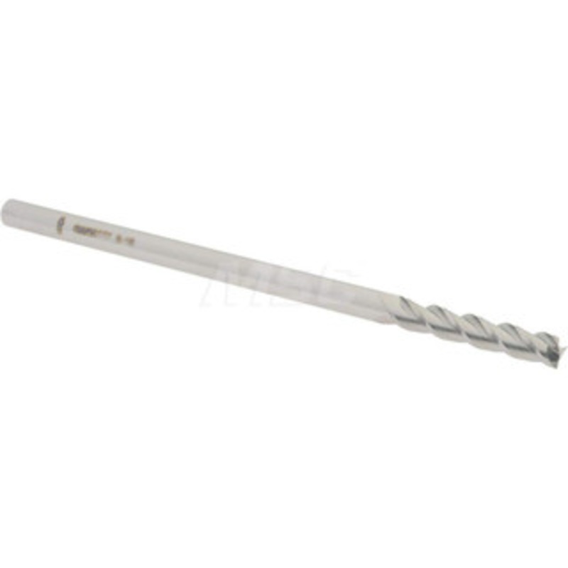 Accupro 3/16, 1 LOC, 3/16 Shank Diam, 4 OAL, 3 Flute, Solid Carbide Square End Mill Single End, Uncoated, Spiral Flute, 40 Helix, Centercutting, Right Hand Cut, Right Hand Flute 12182274 – 60056777