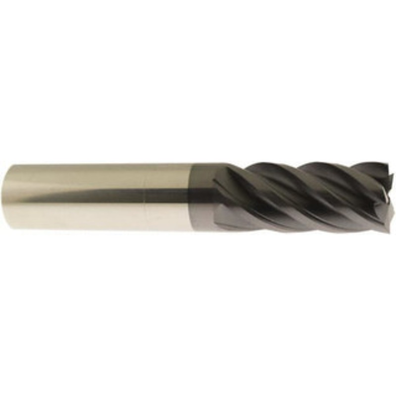 Accupro 3/16, 5/8 LOC, 3/16 Shank Diam, 2 OAL, 5 Flute, Solid Carbide Square End Mill Single End, AlTiN Finish, Spiral Flute, 40 Helix, Centercutting, Right Hand Cut, Right Hand Flute 12180714 – 70213665