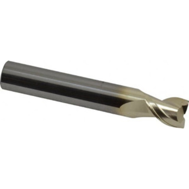 Accupro 7/16, 9/16 LOC, 7/16 Shank Diam, 2-3/4 OAL, 2 Flute, Solid Carbide Square End Mill Single End, ZrN Finish, Spiral Flute, Centercutting, Right Hand Cut, Right Hand Flute 251S4375C5 – 93261840