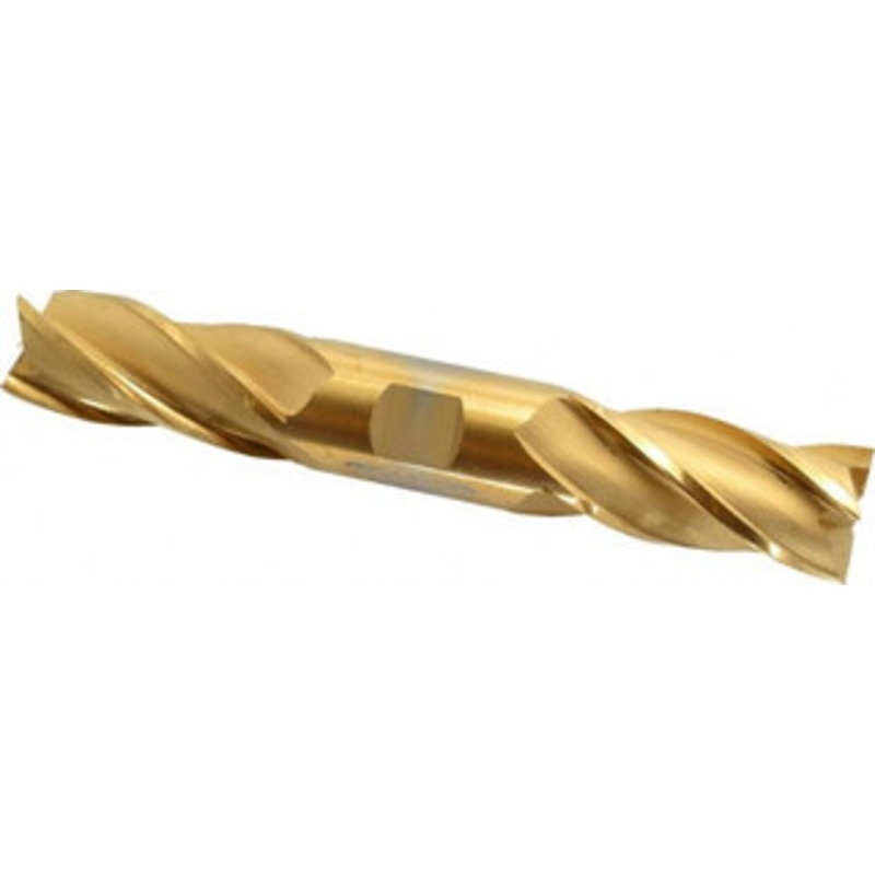 Cleveland 1, 1-7/8 LOC, 1 Shank Diam, 6-3/8 OAL, 4 Flute, High Speed Steel Square End Mill Double End, TiN Finish, Spiral Flute, 30 Helix, Centercutting, Right Hand Cut, Right Hand Flute, Series HD-4C C33099 – 87409231