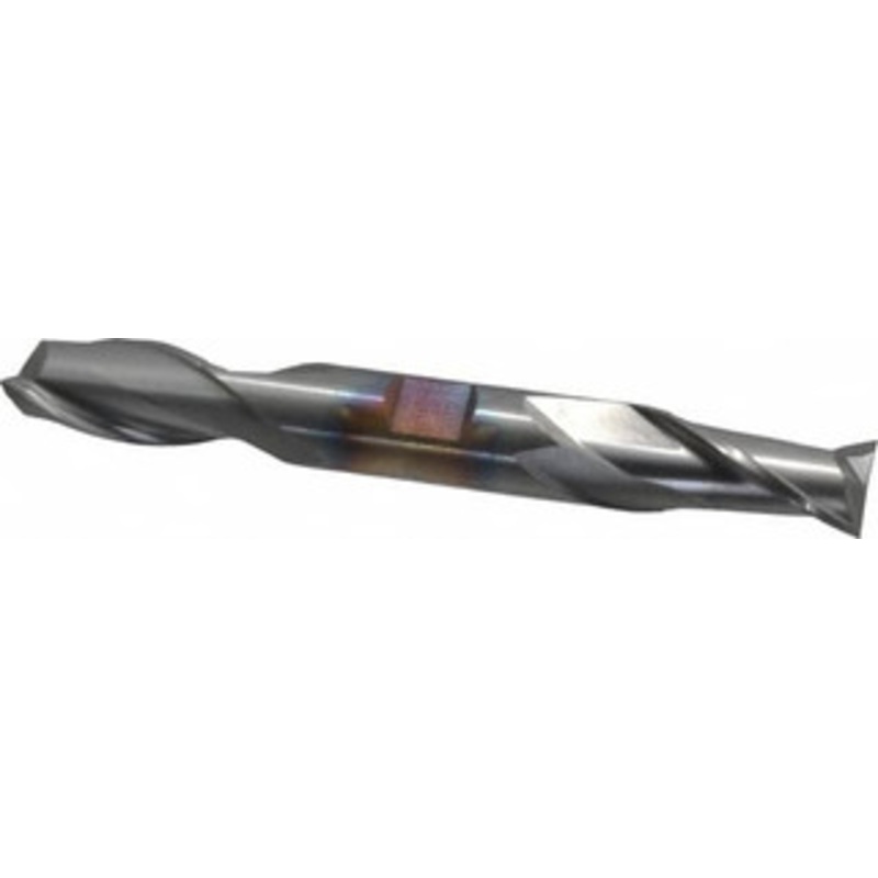 Cleveland 5/8, 1-1/8 LOC, 5/8 Shank Diam, 5 OAL, 2 Flute, High Speed Steel Square End Mill Double End, TiCN Finish, Spiral Flute, 30 Helix, Centercutting, Right Hand Cut, Right Hand Flute, Series HD-2 C33717 – 87391298