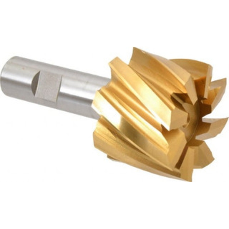 Hertel 2, 1-1/2 LOC, 3/4 Shank Diam, 3-7/8 OAL, 8 Flute, High Speed Steel Square End Mill Single End, TiN Finish, Spiral Flute, 30 Helix, Right Hand Cut, Right Hand Flute E899913327 – 41120304
