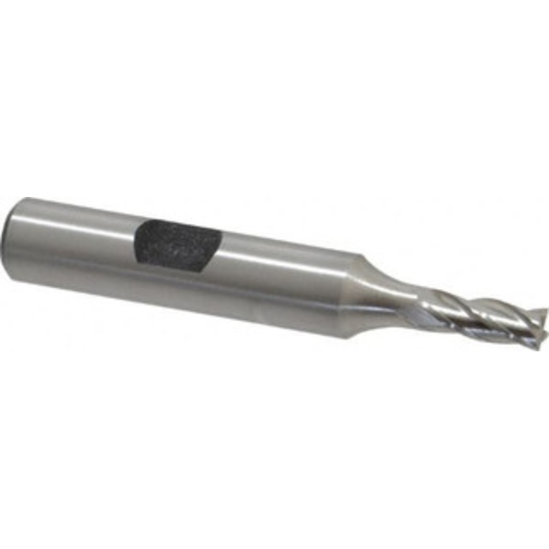Hertel 3/16, 1/2 LOC, 3/8 Shank Diam, 2-3/8 OAL, 4 Flute, Cobalt Square End Mill Single End, Uncoated, Spiral Flute, 30 Helix, Centercutting, Right Hand Cut, Right Hand Flute E2039012 – 41114166