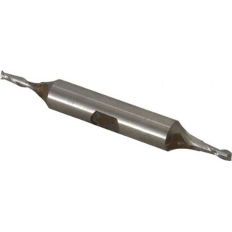 Hertel 3mm, 3/8 LOC, 3/8 Shank Diam, 3-1/16 OAL, 2 Flute, Cobalt Square End Mill Double End, Uncoated, Centercutting 12922 – 89331771
