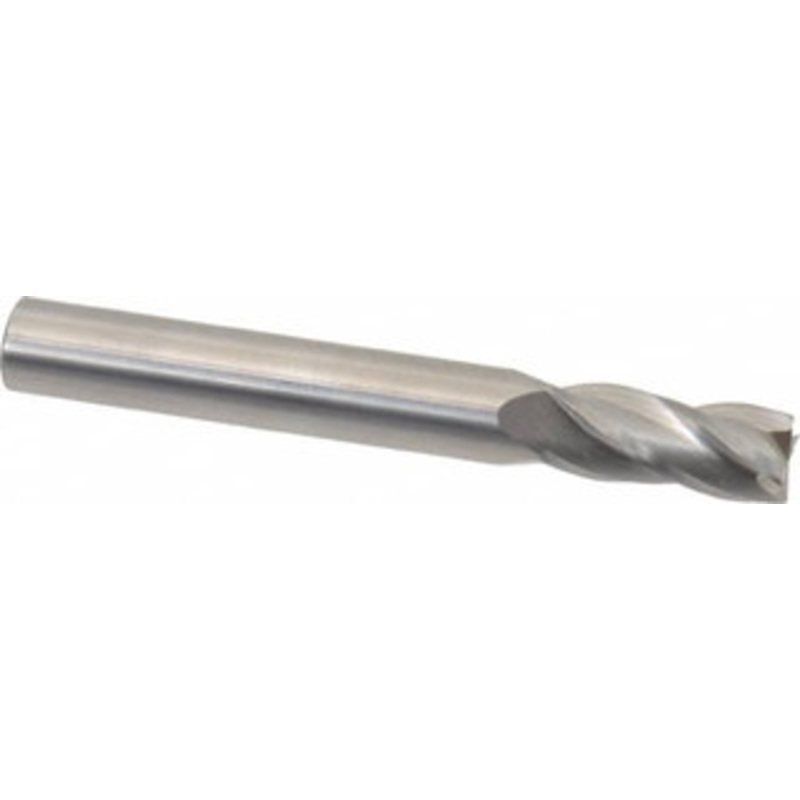 Hertel 5/16, 3/4 LOC, 5/16 Shank Diam, 2-1/2 OAL, 4 Flute, Solid Carbide Square End Mill Single End, Uncoated, Spiral Flute, 30 Helix, Centercutting, Right Hand Cut, Right Hand Flute 750237 – 88246087