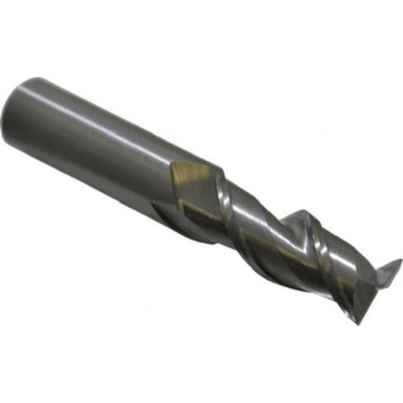 Kennametal 1/2, 1-1/4 LOC, 1/2 Shank Diam, 3 OAL, 2 Flute, Solid Carbide Square End Mill Single End, Uncoated, Spiral Flute, 45 Helix, Centercutting, Right Hand Cut, Right Hand Flute, Series AADF 2403014 – 71007678