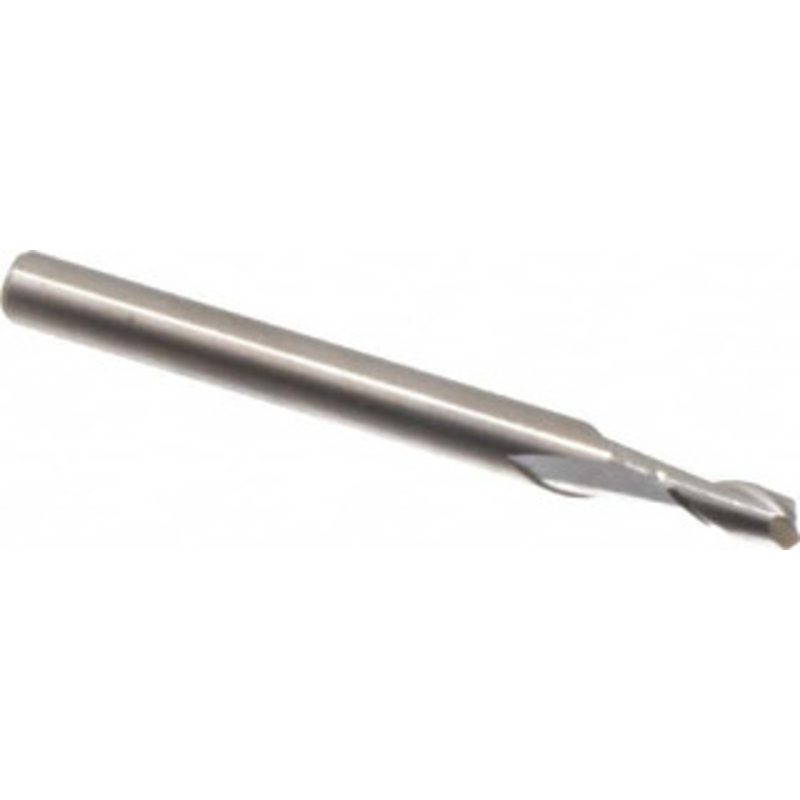 M.A. Ford 9/64, 5/16 LOC, 3/16 Shank Diam, 2 OAL, 2 Flute, Solid Carbide Square End Mill Single End, Uncoated, Spiral Flute, 30 Helix, Centercutting, Right Hand Cut, Right Hand Flute, Series 164 16414060 – 76585736