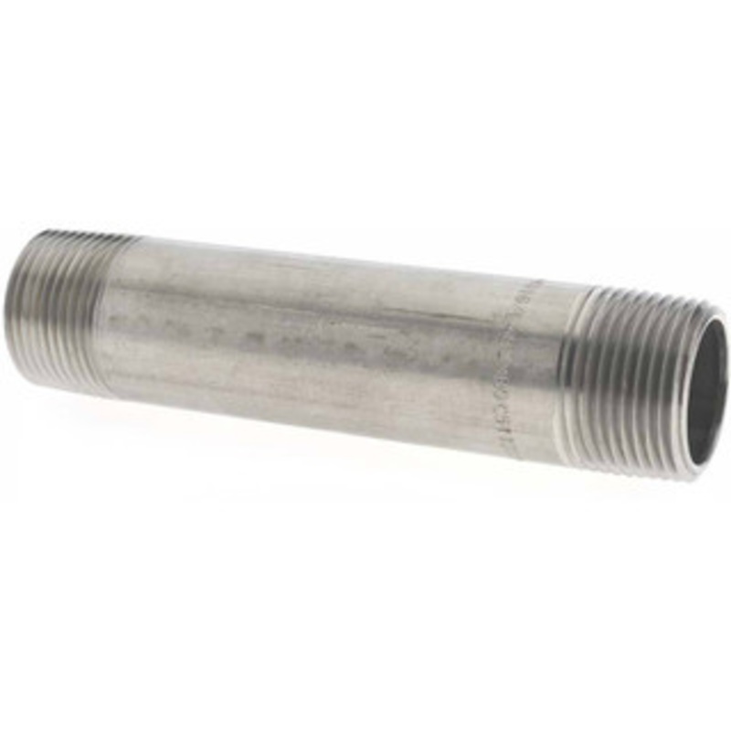 Merit Brass 1 x 5.5 316/316L Stainless Steel Pipe Nipple Welded, Threaded, Schedule 40 6016-550 – 36905032