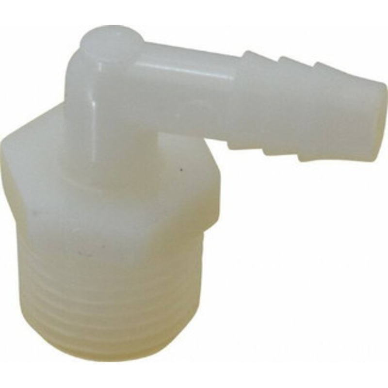 NewAge Industries 3/8 Barb, 1/2 NPT, Multiple Barbed Tube Elbow Nylon, Male 5003705 – 48463764