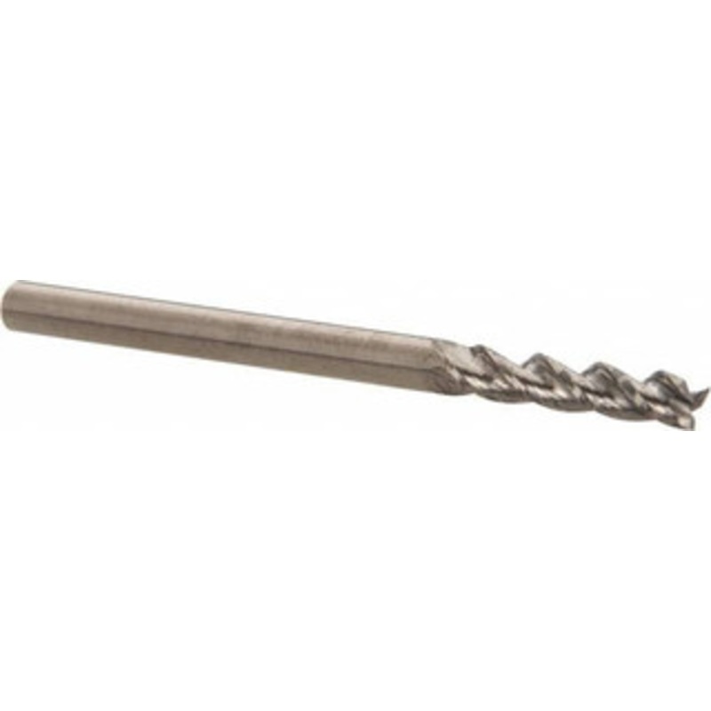 Accupro 13/32, 1 LOC, 7/16 Shank Diam, 2-3/4 OAL, 3 Flute, Solid Carbide Square End Mill Single End, Uncoated, Spiral Flute, 37 Helix, Centercutting, Right Hand Cut, Right Hand Flute 35040616 – 43027366