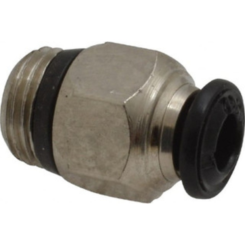 Aignep USA 4mm Outside Diam, 1/8 Universal, Nickel Plated Brass Push-to-Connect Tube Male Connector 250 Max psi, Tube to Universal Thread Connection, Buna O-Ring 50000N-4-1/8 – 82171729