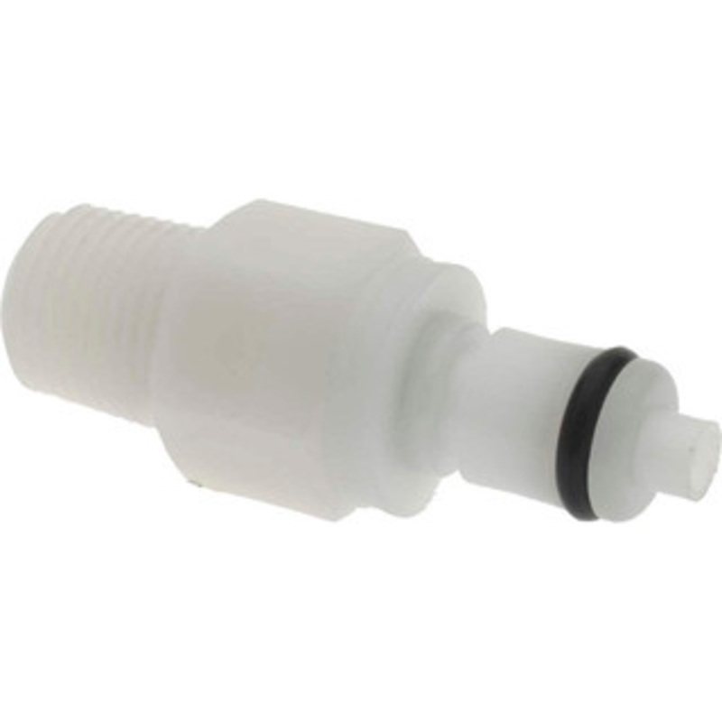 CPC Colder Products 1/8 Nominal Flow, 1/8 NPT Thread, Male, Inline Threaded-Male Plug 120 Max psi, -40 to 180F, Acetal Coupling, Buna-N O-Ring PMCD2402 – 48609192
