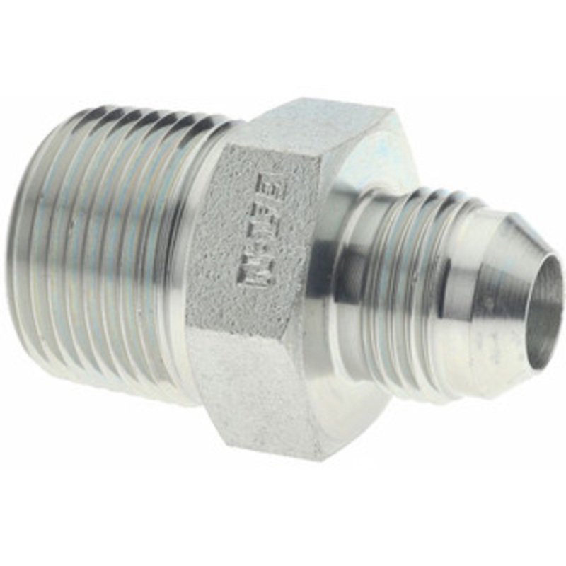 Eaton 1/2 Tube OD x 3/4 NPT 37 Steel Flared Tube Male Connector Flare x MNPT Ends 2021-12-8S – 06681928