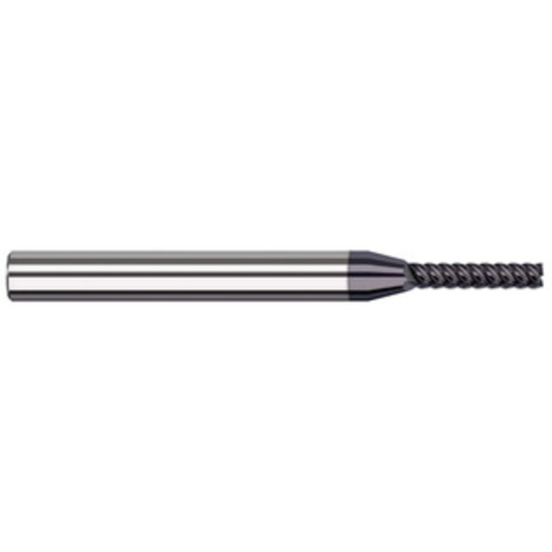 Harvey Tool 1/32, 5/32 LOC, 1/8 Shank Diam, 2-1/2 OAL, 6 Flute Solid Carbide Square End Mill Single End, AlTiN Nano Finish, 41 Helix, RH Flute, RH Cut 62631-C6 – 03632445
