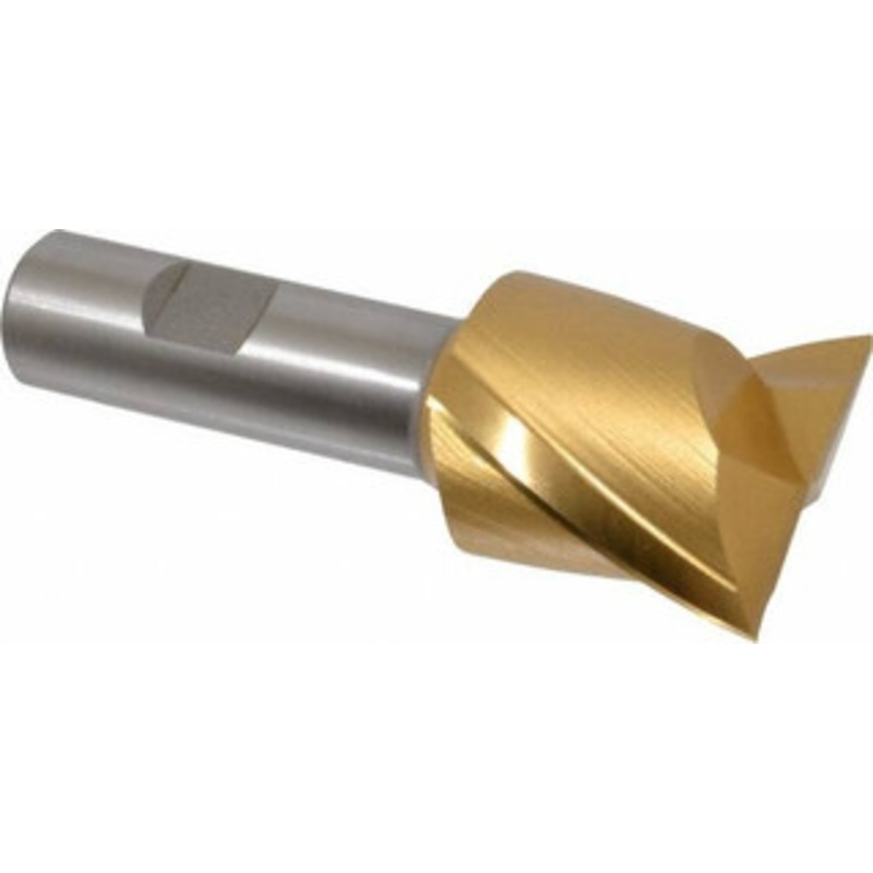 Hertel 1-1/2, 1-1/2 LOC, 3/4 Shank Diam, 3-7/8 OAL, 2 Flute, High Speed Steel Square End Mill Single End, TiN Finish, Spiral Flute, 30 Helix, Centercutting, Right Hand Cut, Right Hand Flute E803013202 – 41119959