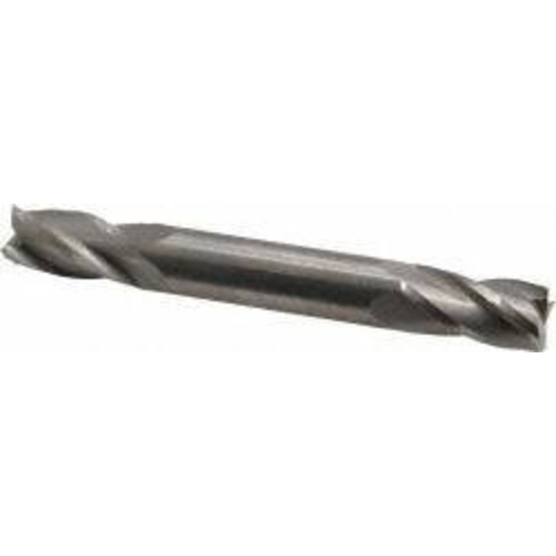 Hertel 1/2, 1 LOC, 1/2 Shank Diam, 4 OAL, 4 Flute, Solid Carbide Square End Mill Double End, Uncoated, Spiral Flute, 30 Helix, Centercutting, Right Hand Cut 750067 – 88248471