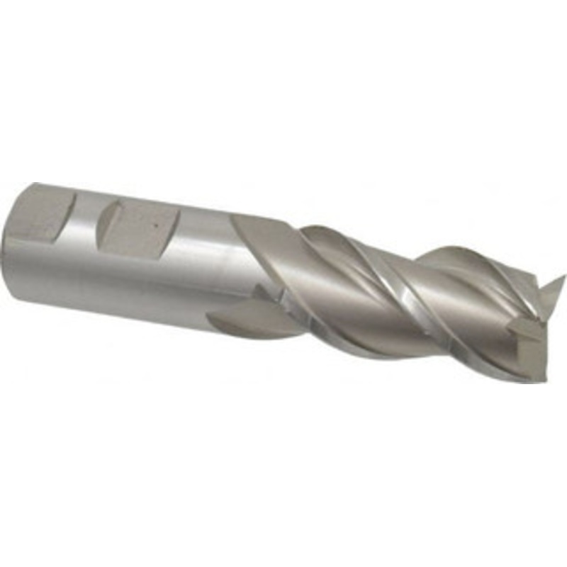 Hertel 1, 2 LOC, 1 Shank Diam, 4-1/2 OAL, 3 Flute, High Speed Steel Square End Mill Single End, Uncoated, Spiral Flute, 42 Helix, Centercutting, Right Hand Cut, Right Hand Flute E107006401 – 02478279