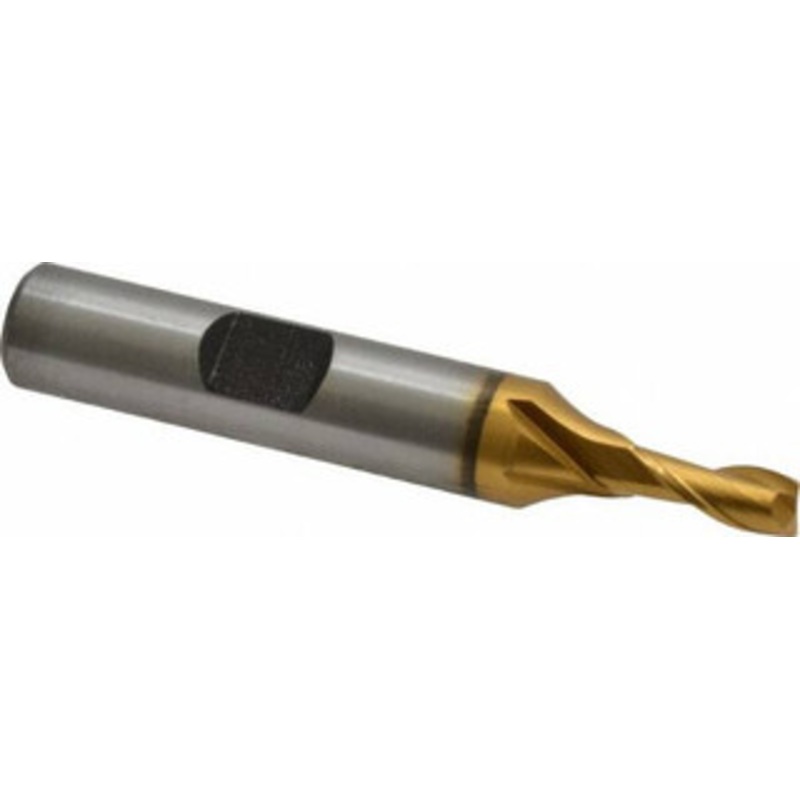 Hertel 3/16, 7/16 LOC, 3/8 Shank Diam, 2-5/16 OAL, 2 Flute, High Speed Steel Square End Mill Single End, TiN Finish, Spiral Flute, 30 Helix, Centercutting, Right Hand Cut, Right Hand Flute E8030012 – 41119710