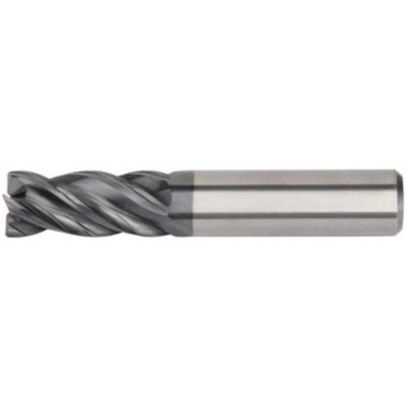 Kennametal 1/8, 1/4 LOC, 1/8 Shank Diam, 1-1/2 OAL, 4 Flute, Solid Carbide Square End Mill Single End, AlTiN Finish, Spiral Flute, 36 Variable Variable Helix, Centercutting, Right Hand Cut, Right Hand Flute 6676840 – 19017656