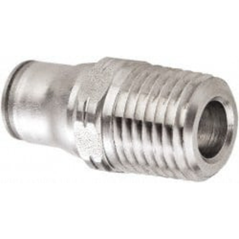 Legris 12mm Outside Diam, 1/2 BSPT, Stainless Steel Push-to-Connect Male Connector 435 Max psi, Tube to Male BSPT Connection, FKM O-Ring 3805 12 21 – 48687867