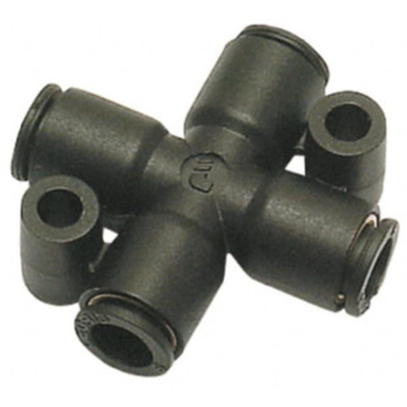 Legris 5/16 Outside Diam, Nylon Push-to-Connect Cross 290 Max psi, Black 3107 08 06 – 85333847