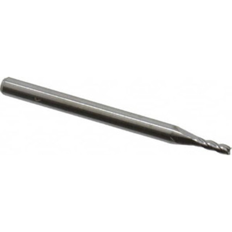 M.A. Ford 1.6mm, 4.8mm LOC, 3mm Shank Diam, 1-1/2 OAL, 4 Flute, Solid Carbide Square End Mill Single End, Uncoated, Spiral Flute, 30 Helix, Centercutting, Right Hand Cut, Right Hand Flute, Series 111 11106300 – 76569300