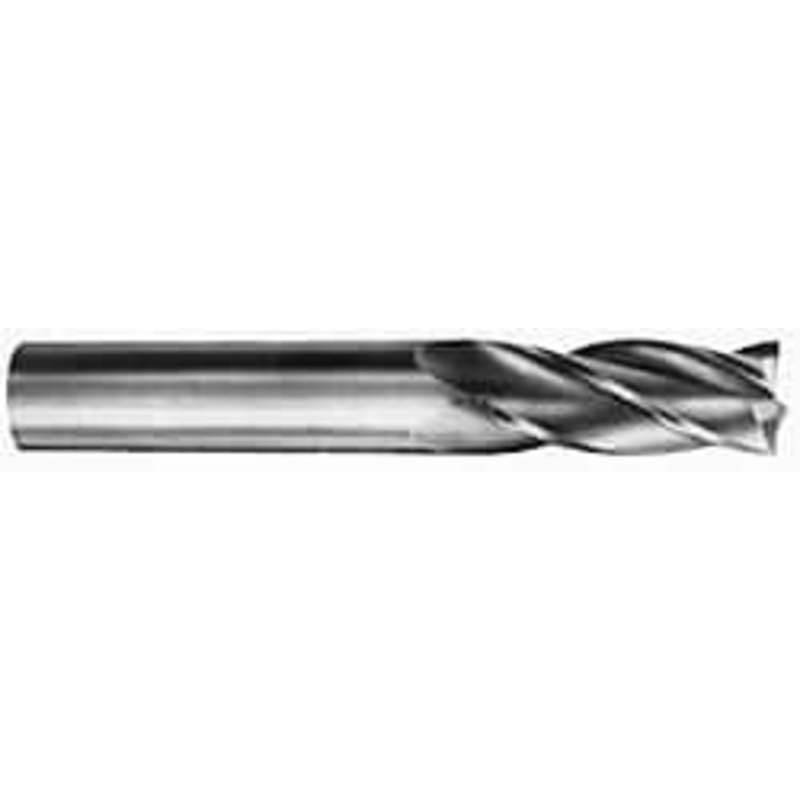 M.A. Ford 7/8, 1-1/2 LOC, 7/8 Shank Diam, 4 OAL, 4 Flute, Solid Carbide Square End Mill Single End, Uncoated, Spiral Flute, 30 Helix, Centercutting, Right Hand Cut, Right Hand Flute, Series 111 11187500 – 01674761