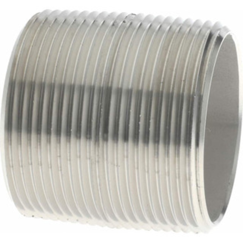 Merit Brass 1-1/2 x 1.75 316/316L Stainless Steel Pipe Nipple Welded, Threaded, Schedule 40 6124-001 – 36905214