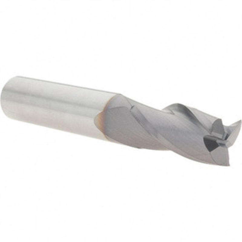 Niagara Cutter 1/2, 1 LOC, 1/2 Shank Diam, 3 OAL, 3 Flute, Solid Carbide Square End Mill Single End, TiAlN Finish, Spiral Flute, 30 Helix, Centercutting, Right Hand Cut, Right Hand Flute, Series C330 17005811 – 35452424