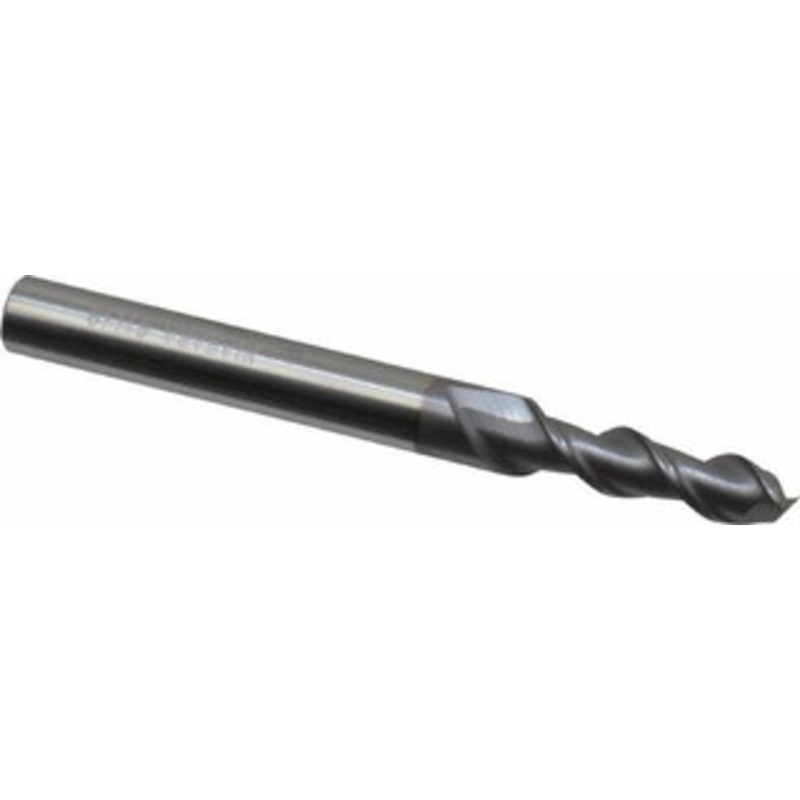 Niagara Cutter 7/32, 3/4 LOC, 1/4 Shank Diam, 2-1/2 OAL, 2 Flute, Solid Carbide Square End Mill Single End, TiCN Finish, Spiral Flute, 45 Helix, Centercutting, Right Hand Cut, Right Hand Flute, Series A245 17003047 – 86920147