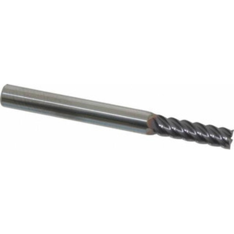 Niagara Cutter 7/32, 3/4 LOC, 1/4 Shank Diam, 2-1/2 OAL, 5 Flute, Solid Carbide Square End Mill Single End, TiAlN Finish, Spiral Flute, 45 Helix, Centercutting, Right Hand Cut, Right Hand Flute, Series S545 17003588 – 85613974