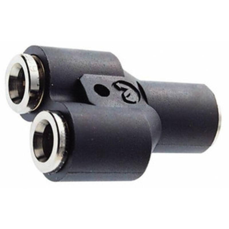Norgren 5/32×1/4 Outside Diam, Nickel Plated Brass Push-to-Connect Union Y 260 Max psi, Tube to Tube Connection, Nitrile O-Ring 120820402 – 03352267