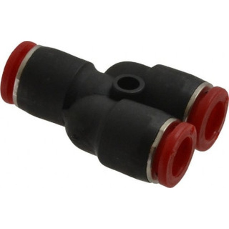 Norgren 8mm Tube OD, Brass Push-to-Connect Tube Parallel Y 150 Max psi, Tube to Tube Connection, Nitrile O-Ring, 0 to 175F Working Temp C00820800 – 00349811