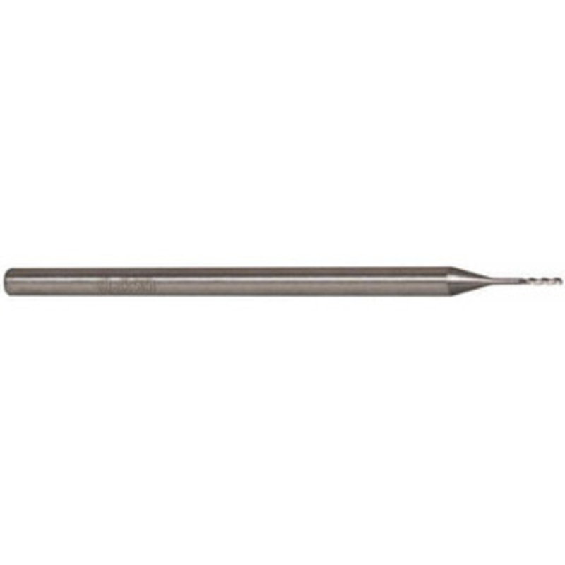 Accupro 0.03, 0.15 LOC, 1/8 Shank Diam, 2-1/2 OAL, 3 Flute, Solid Carbide Square End Mill Single End, Uncoated, Spiral Flute, 30 Helix, Centercutting, Series Miniature 6500998 – 58748336