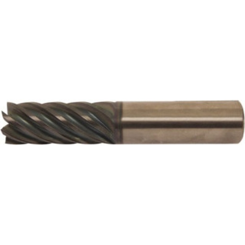 Accupro 1-1/4, 5 LOC, 1-1/4 Shank Diam, 7-1/2 OAL, 7 Flute, Solid Carbide Square End Mill Single End, AlTiCrN Finish, Spiral Flute, 38 Helix, Right Hand Cut, Right Hand Flute, Series HS 6503261 – 42527440