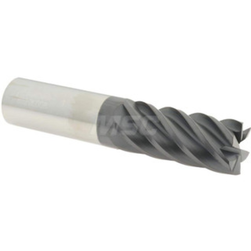 Accupro 1, 2-1/4 LOC, 1 Shank Diam, 5 OAL, 6 Flute, Solid Carbide Square End Mill Single End, AlTiN Finish, Spiral Flute, 40 Helix, Centercutting, Right Hand Cut, Right Hand Flute 12183874 – 88206008