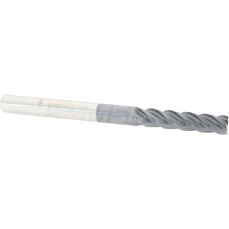 Accupro 1/4, 1-1/8 LOC, 1/4 Shank Diam, 3 OAL, 4 Flute, Solid Carbide Square End Mill Single End, AlTiN Finish, Spiral Flute, 40 Helix, Centercutting, Right Hand Cut, Right Hand Flute 12183013 – 01982446