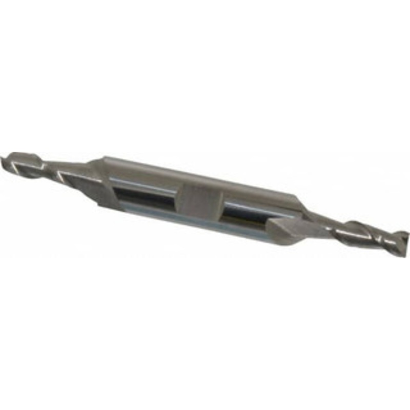 Accupro 3/16, 1/2 LOC, 3/8 Shank Diam, 3 OAL, 2 Flute, Solid Carbide Square End Mill Double End, Uncoated, Spiral Flute, 40 Helix, Centercutting, Right Hand Cut, Right Hand Flute 12185026 – 07763931
