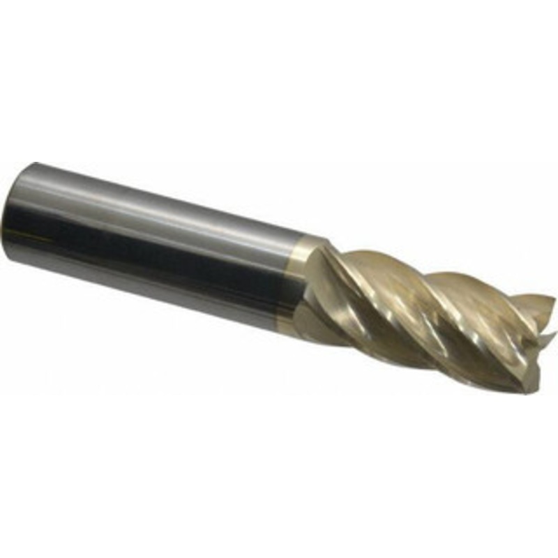 Accupro 3/4, 1-5/8 LOC, 3/4 Shank Diam, 4 OAL, 5 Flute, Solid Carbide Square End Mill Single End, ZrN Finish, Spiral Flute, 37 Helix, Centercutting, Right Hand Cut, Right Hand Flute 55075026C5 – 77214328