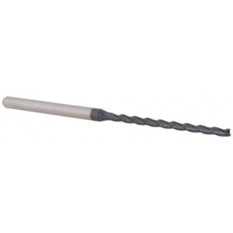 Accupro 5/64, 1.187 LOC, 1/8 Shank Diam, 2-1/2 OAL, 3 Flute, Solid Carbide Square End Mill Single End, AlTiN Finish, Spiral Flute, 30 Helix, Centercutting, Right Hand Cut, Right Hand Flute, Series Miniature AP62775119 – 62775119