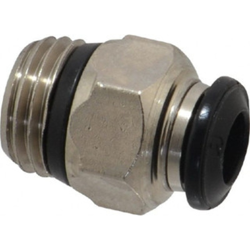 Aignep USA 6mm Outside Diam, 1/4 Universal, Nickel Plated Brass Push-to-Connect Tube Male Connector 250 Max psi, Tube to Universal Thread Connection, Buna O-Ring 50000N-6-1/4 – 82171752
