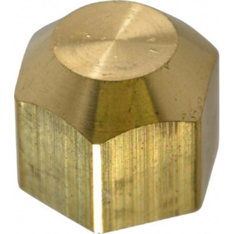 CerroBrass 5/8 Tube OD 45 Brass Flared Tube Cap Flare Ends P-N5-10 – 36984060