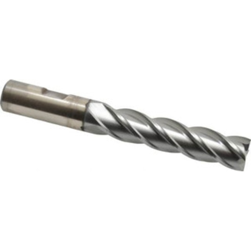 Cleveland 5/8, 2-1/2 LOC, 5/8 Shank Diam, 4-5/8 OAL, 4 Flute, Powdered Metal Square End Mill Single End, TiCN Finish, Spiral Flute, 37 Helix, Centercutting, Right Hand Cut, Right Hand Flute, Series PM-4 C32037 – 87434254