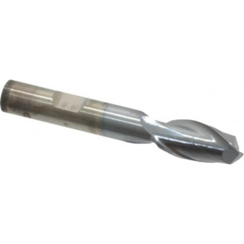 Cleveland 7/16, 13/16 LOC, 3/8 Shank Diam, 2-11/16 OAL, 2 Flute, Cobalt Square End Mill Single End, TiCN Finish, Spiral Flute, 30 Helix, Centercutting, Right Hand Cut, Right Hand Flute, Series HGC-2 C32546 – 87376398